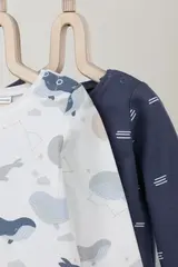набор джемпер для новорожденных  К 301944-2уп/сказочные киты,штиль