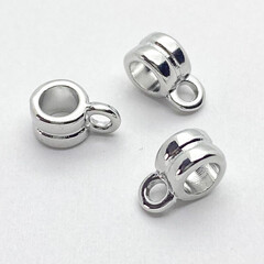 Бейл, цвет серебро, размер 9*4 мм, цена за 1 шт