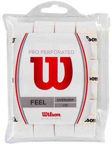 Намотки теннисные Wilson Pro Perforated 12P - white