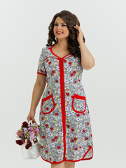 4595В Халат на молнии