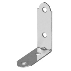 ЗУБР УМ-1.5, 40 x 40 x 17 x 1.5 мм, белый цинк, узкий мебельный уголок (31032-40) (50 штук)