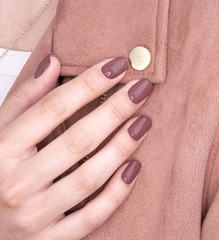 LuxVisage Лак для ногтей GEL finish тон 23 лилово-сливовый  9мл