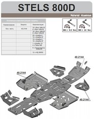 Защита рычагов для STELS 600 / 700 / 800 STORM 1864