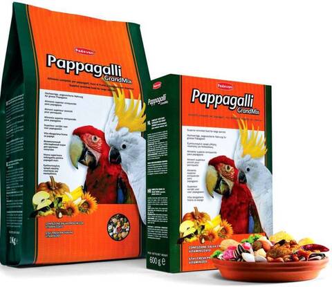 Padovan Naturalmix pappagalli основной корм для крупных попугаев 18кг