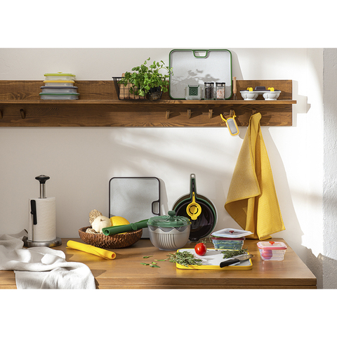 Контейнер для хранения складной 600мл Smart Solutions Silikobox желтый