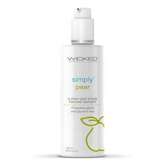 Гель-лубрикант на водной основе с ароматом груши Wicked Simply Pear - 120 мл. - 