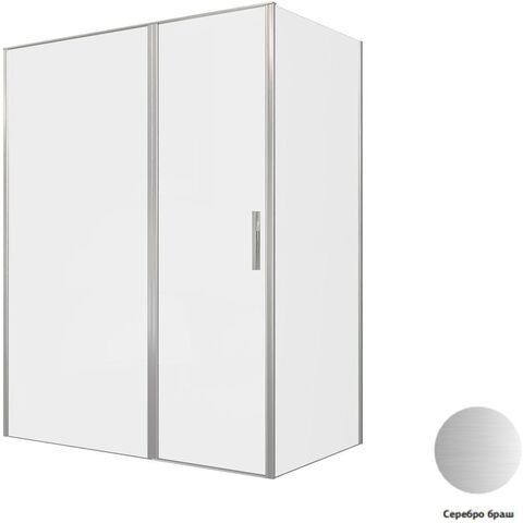 Allen Brau Priority 3.31038.BA + 3.31044.BA Душевой уголок, 160x90, цвет: нержавеющая сталь