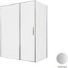 Allen Brau Priority 3.31038.BA + 3.31044.BA Душевой уголок, 160x90, цвет: нержавеющая сталь