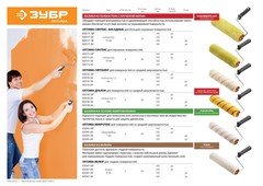 ЗУБР ОПТИМА-СИНТЕКС, 50 х 240 мм, бюгель 6 мм, ворс 18 мм, полиэстер, все виды ЛКМ, фасадный валик с ручкой (03517-24)