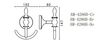 Art&Max AM-4286B-Do Двойной крючок Золото