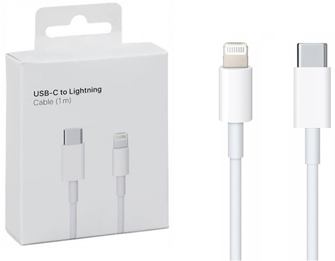 Кабель USB-C Lightning длина 1 метр / Провод USB Type-C для зарядки Apple iPhone, iPad, Airpods, Apple Watch