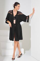 Утренний халат LISCA EMINENCE 23446_Черный