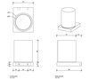Decor Walther 0651860 Decor Walther CONTRACT CT WMG Стакан настенный, цвет черный матовый
