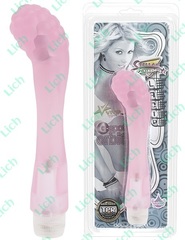 Розовый водонепроницаемый G-стимулятор LACIE