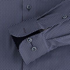 Сорочка мужская Casamoda Modern Fit 323937800-100 синяя в «точечки»
