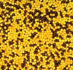 Посыпка шарики желто-коричневые 100 гр