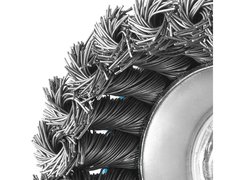 ЗУБР 80 мм, стальная проволока 0.5 мм, чашечная щетка-крацовка для УШМ, Профессионал (35275-080)