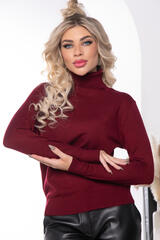 Водолазка Зимняя история (бордовая) Б14522-20М LT Collection