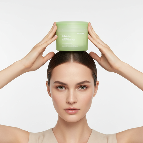 ТОНЕР-ПЭДЫ ДЛЯ СИЯНИЯ И УСПОКОЕНИЯ КОЖИ JMSOLUTION CICA MADE BLEMISH TONER PADS, 100 шт