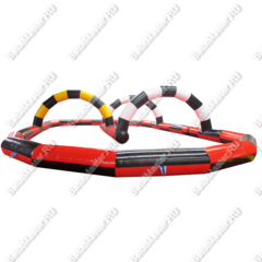 Надувная гоночная трасса "Автодром", 12*12*3 м