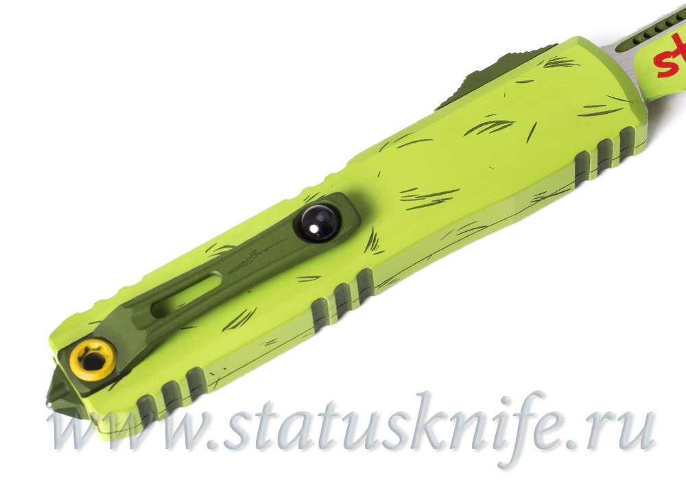 Нож Microtech Ultratech 11214-1GNS Gen IV Grinch Christmas