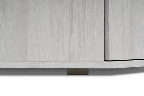 Шкаф угловой Белла ясень белый