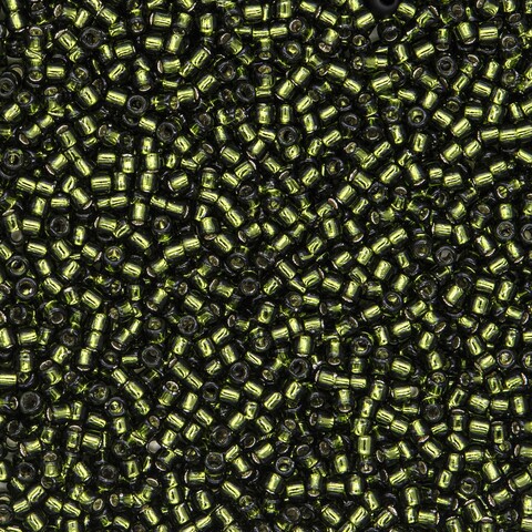 Японский бисер TOHO Round 15/0 (№37), с внутренним серебрением прозрачный