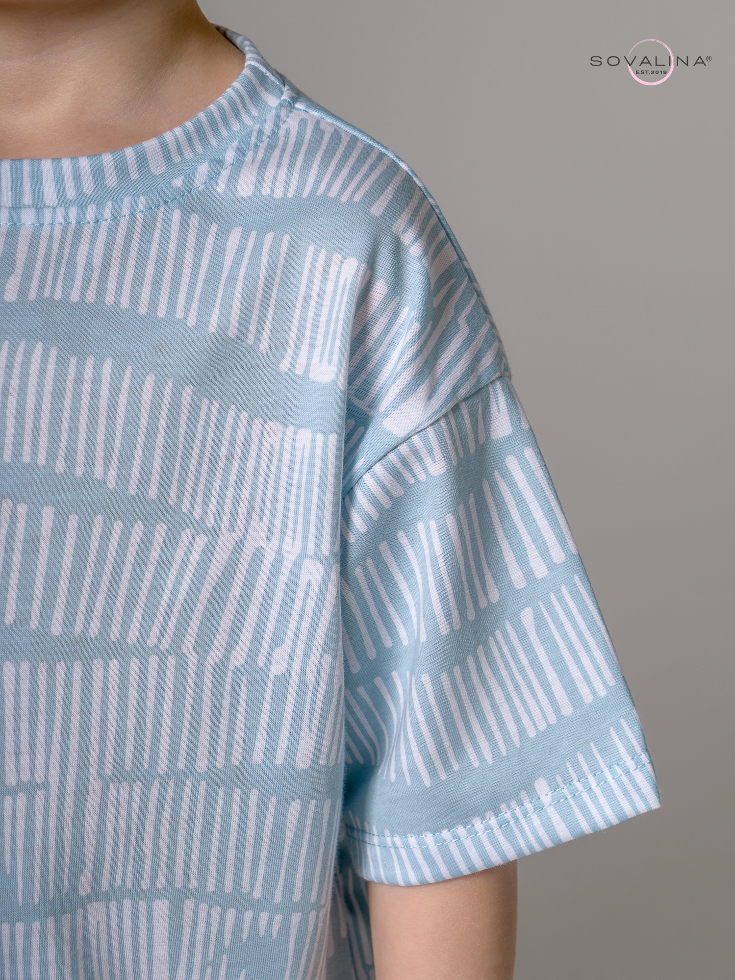 Костюм Light men белые волны-бирюза MAX