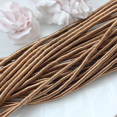 Гематин гематит, цилиндрические бусины, 4*2 мм, шоколад, 1 нить, ГМ069