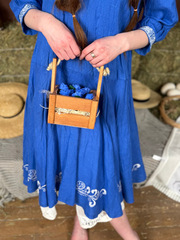 Веренея. Платье льняное с вышивкой PL-422614