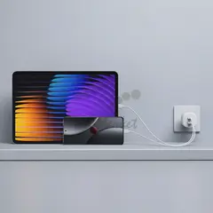 Сетевое зар./устр. Xiaomi Nano Turbo Charging 45W 4.1A+3A+2.25A (PD+QC) 2xUSB type-C универсальное белый (BHR087OEU) — фото 3