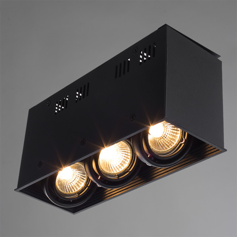Светильник точечный Arte Lamp Cardani piccolo A5942PL-3BK