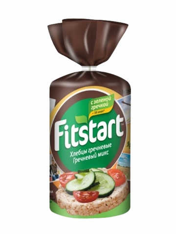 Хлебцы FITSTART Гречневый микс 90 г Мистраль РОССИЯ