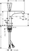 Смеситель для раковины Axor Citterio E 36100000