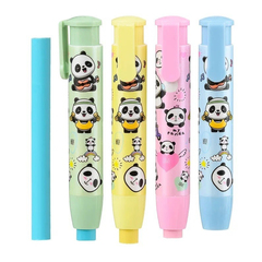 
          Ластик Basir, выдвижной автоматический, серия "Панда", цветной корпус с рисунком пандами