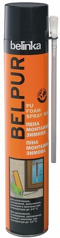 Belinka Belpur Pu Foam Spray Winter Монтажная пена