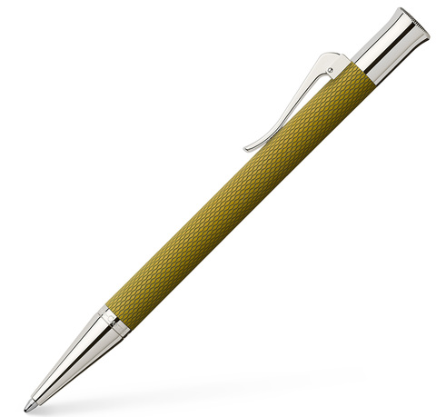 Ручка шариковая Graf von Faber-Castell Guilloche Olive Green