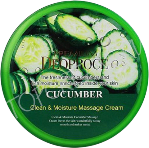 Deoproce Premium Крем для лица очищающий с экстрактом огурца Premium Deoproce Clean & Deep Cucumber Cleansing Cream