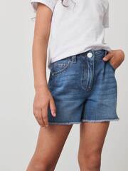 Шорты джинсовые для девочки Next U53-756, Синий