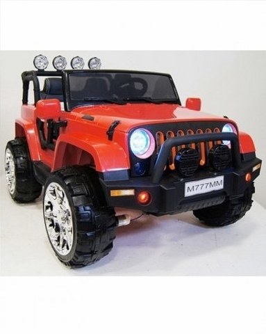 Детский электромобиль Rivertoys Jeep М777ММ красный