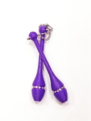 Брелок БУЛАВЫ со стразами гимнастические 