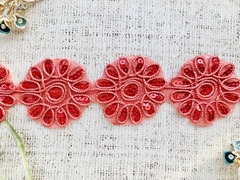 Тесьма термоцветы, ш. 6 см.