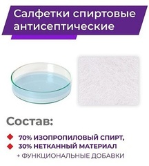 Салфетка антибактериальная спиртовая Стоп Вирус