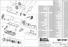 Двигатель эл. переменного тока QUATTRO ELEMENTI QE-65D в сборе с насосом (248-580-047)