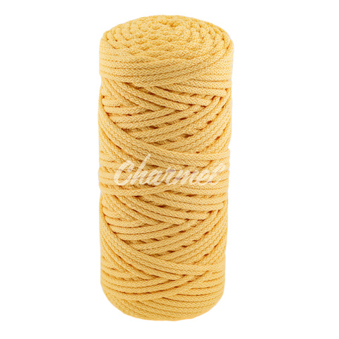 White our polyester cord 5 mm