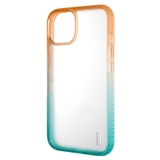 Чехол Hoco Crystal Color Skin для iPhone 14 (Оранжево-зеленый)