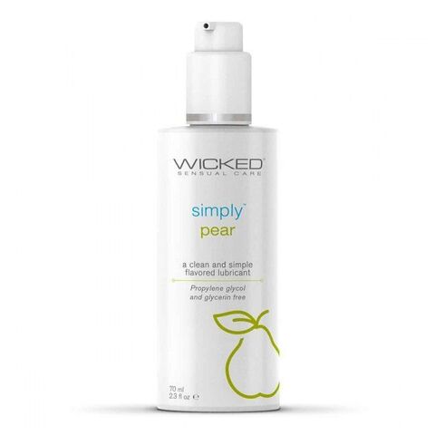 Гель-лубрикант на водной основе с ароматом груши Wicked Simply Pear - 70 мл. - Wicked Simply 91132