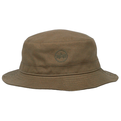 Панама Alpha Industries Cotton Bucket Hat Olive (Зеленая)