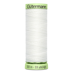 Нить Top Stitch 30/30 м для декоративной отстрочки, Gutermann, 800 белый