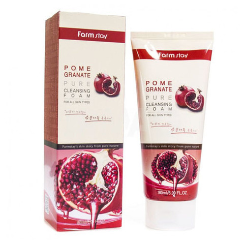 Farmstay Pomegranate Pure Cleansing Foam - Пенка очищающая с экстрактом граната
